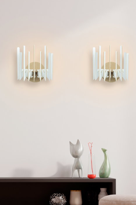 Opviq ZigZag Sconce Lámpara de pared Blanca (2 piezas) Opviq ZigZag Sconce Lámpara de pared Blanca (2 piezas)